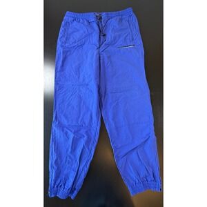 Moco Supreme Vintage Nylon Track Pants Mens XL Blue Windbreaker Joggers